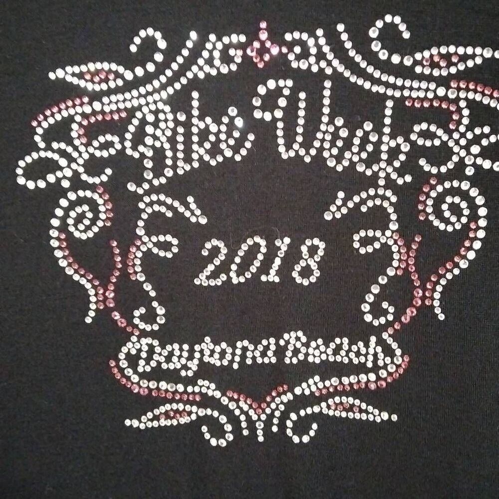 Daytona Beach Bike Week, Black, Small,